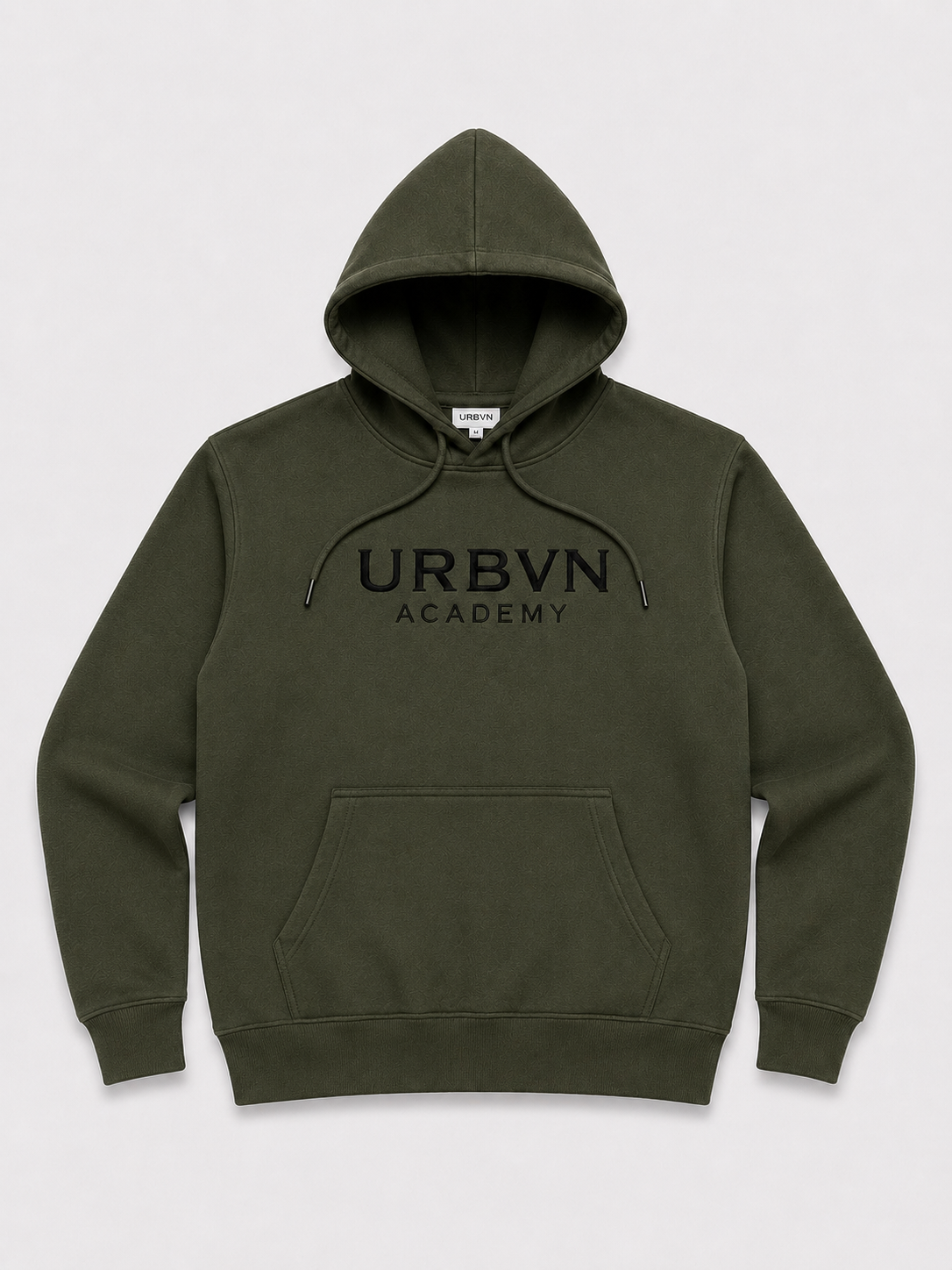 Olive Green Hoodie with Kangaroo Pocket